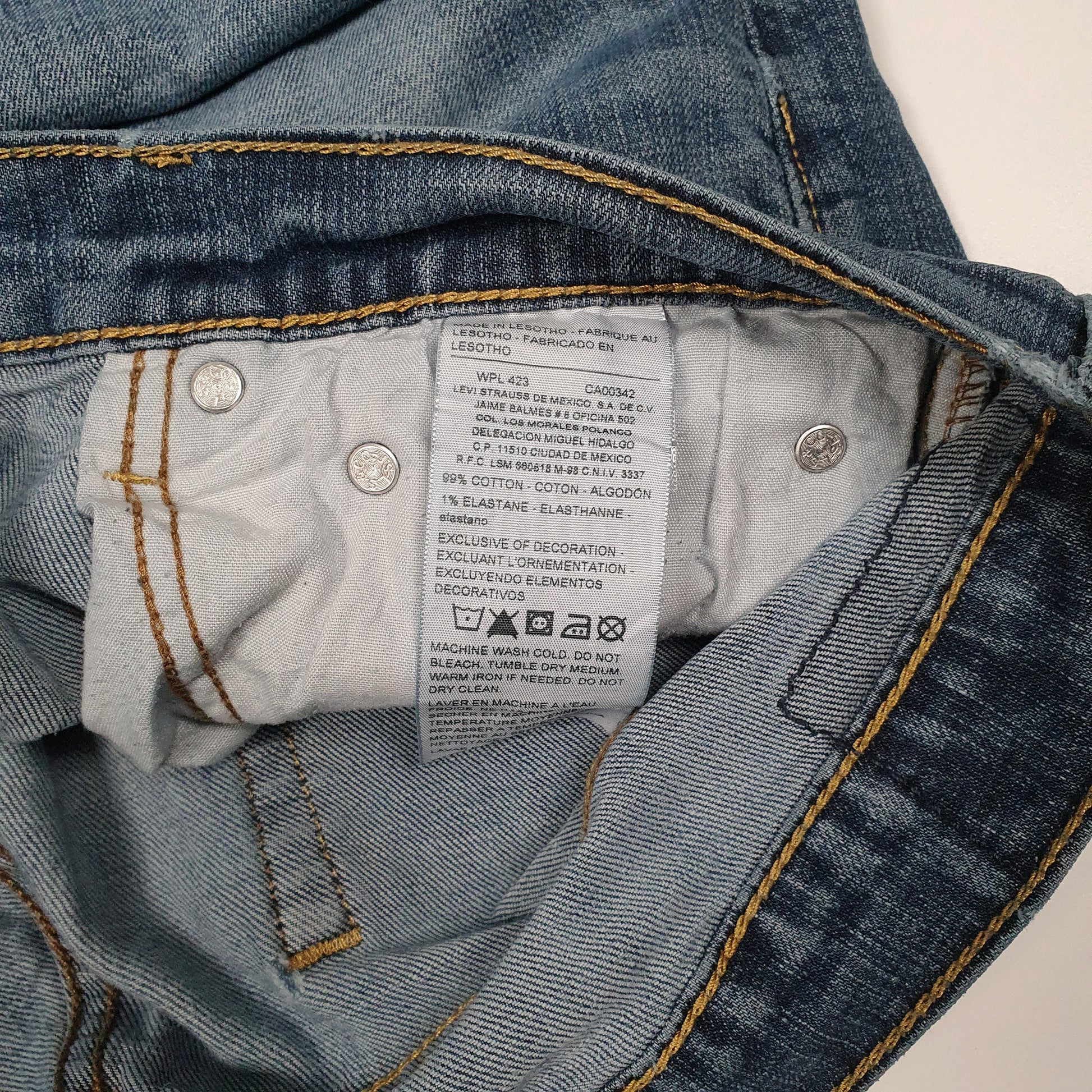 Mens Blue Levis   Jeans
