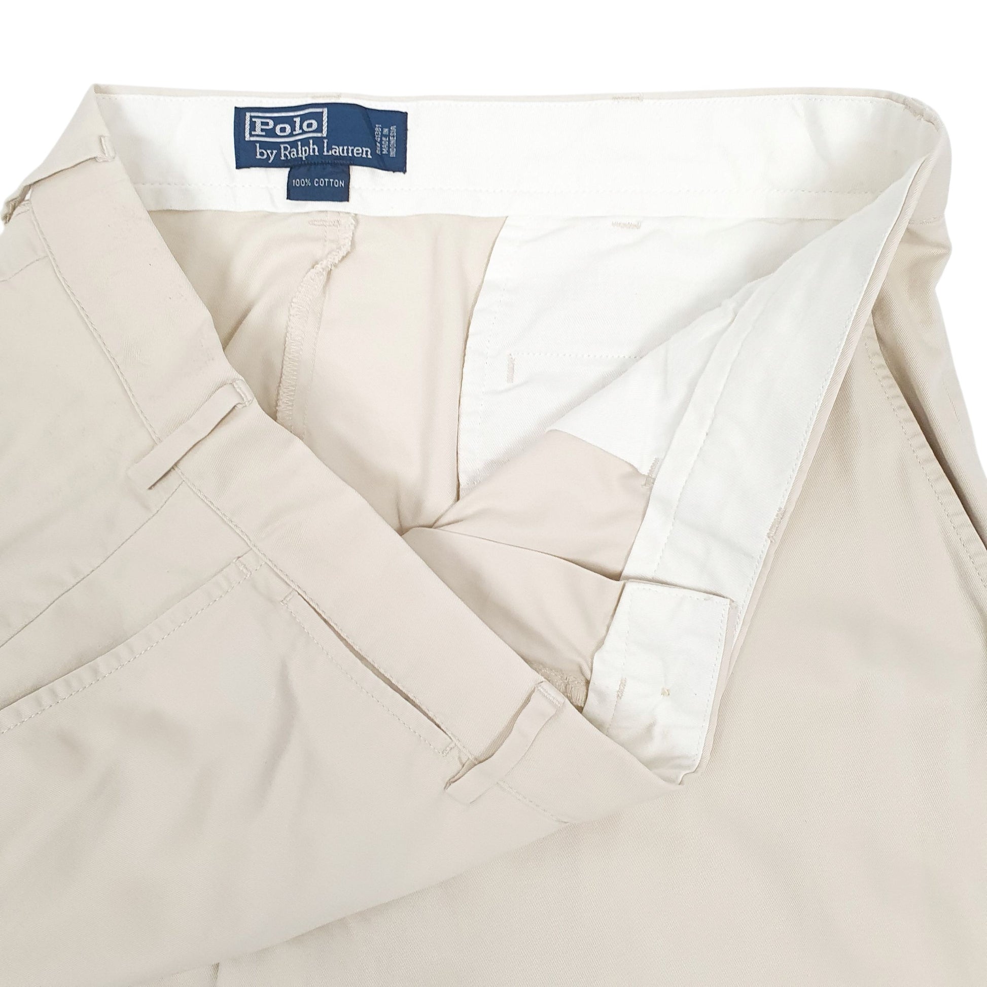 Mens Cream Polo Ralph Lauren   Trousers