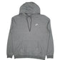 Mens Grey Nike  Hoodie Jumper