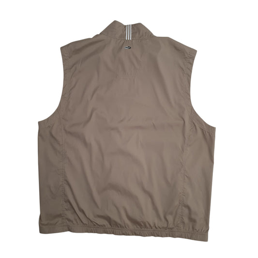 Mens Beige Adidas Golf Windbreaker Climacool  Coat