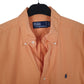 Mens Orange Polo Ralph Lauren Vintage 90s  Shirt