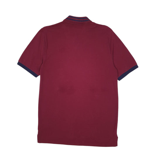 Mens Burgundy Polo Ralph Lauren Polo Bear  Polo Shirt