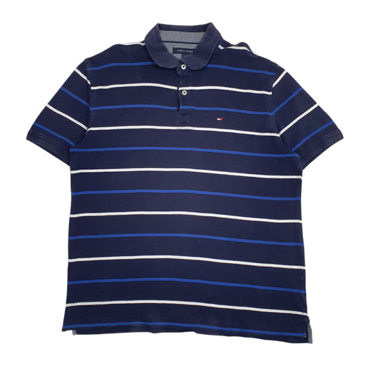 Mens Navy Tommy Hilfiger  Short Sleeve Polo Shirt