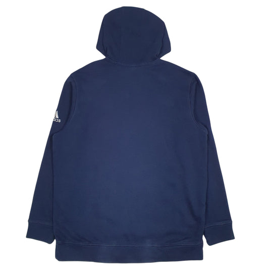 Mens Navy Adidas Delaware United Volleyball Hoodie Jumper