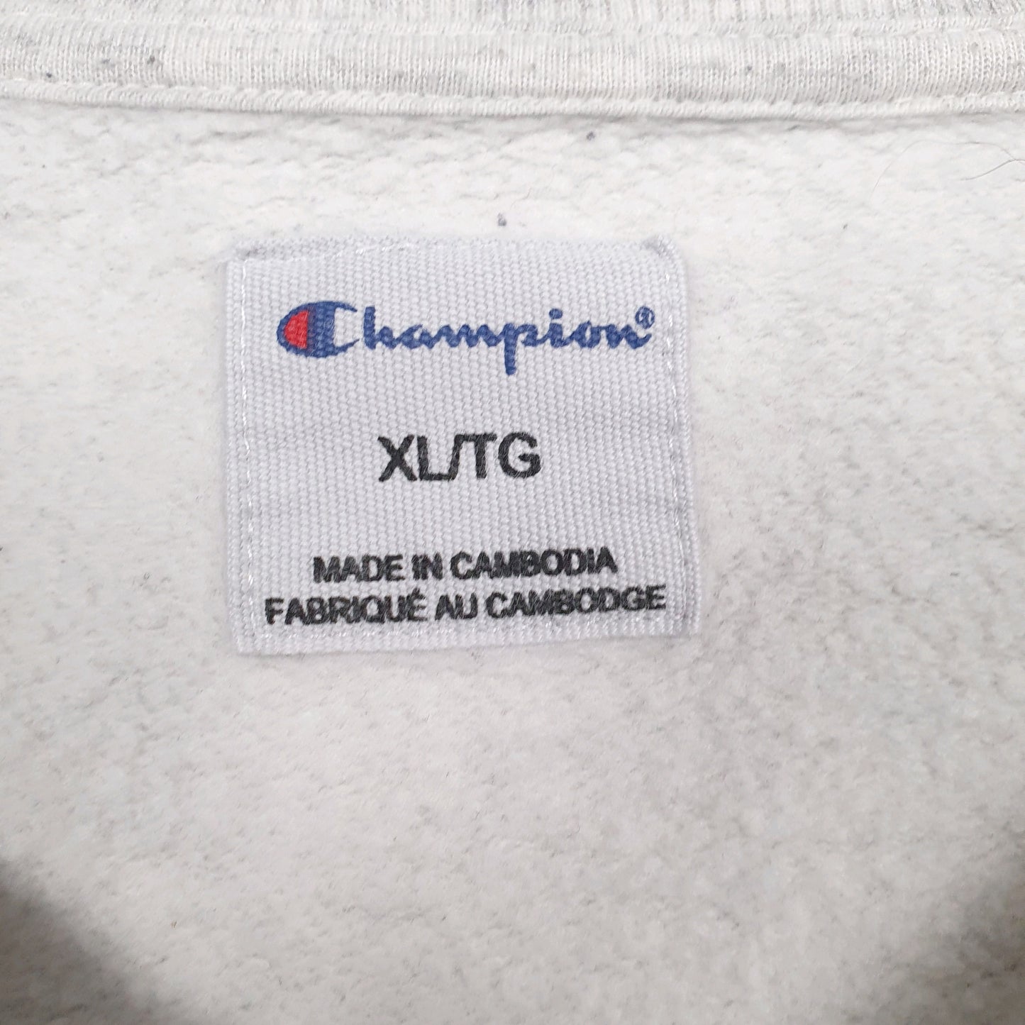 Mens Grey Champion  Crewneck Jumper