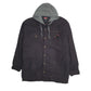 Mens Black Wrangler Hoodie Chore  Coat