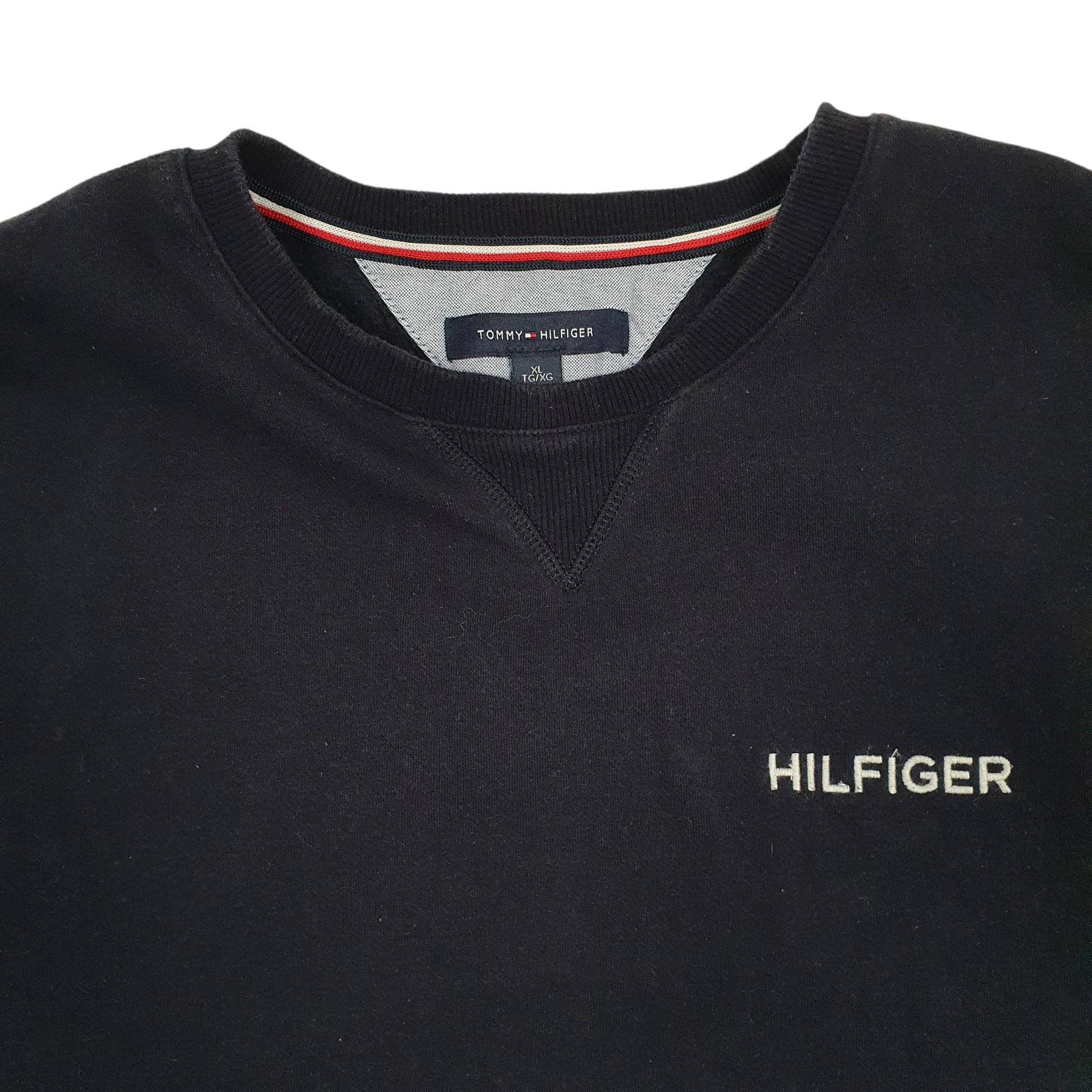 Mens Navy Tommy Hilfiger  Crewneck Jumper