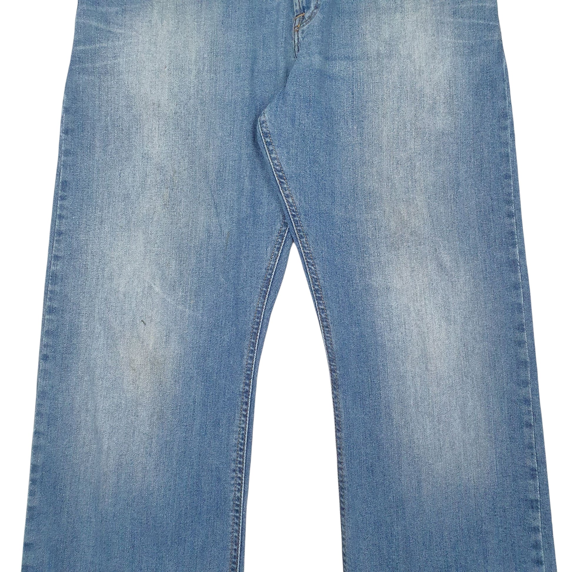 Mens Blue Wrangler  Crewneck Jeans