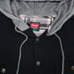 Mens Black Wrangler Button Up  Coat