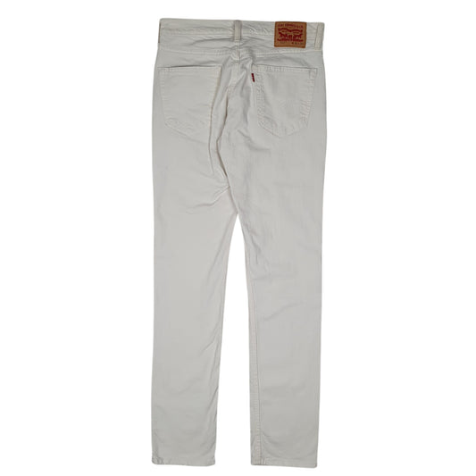 Mens White Levis   Jeans