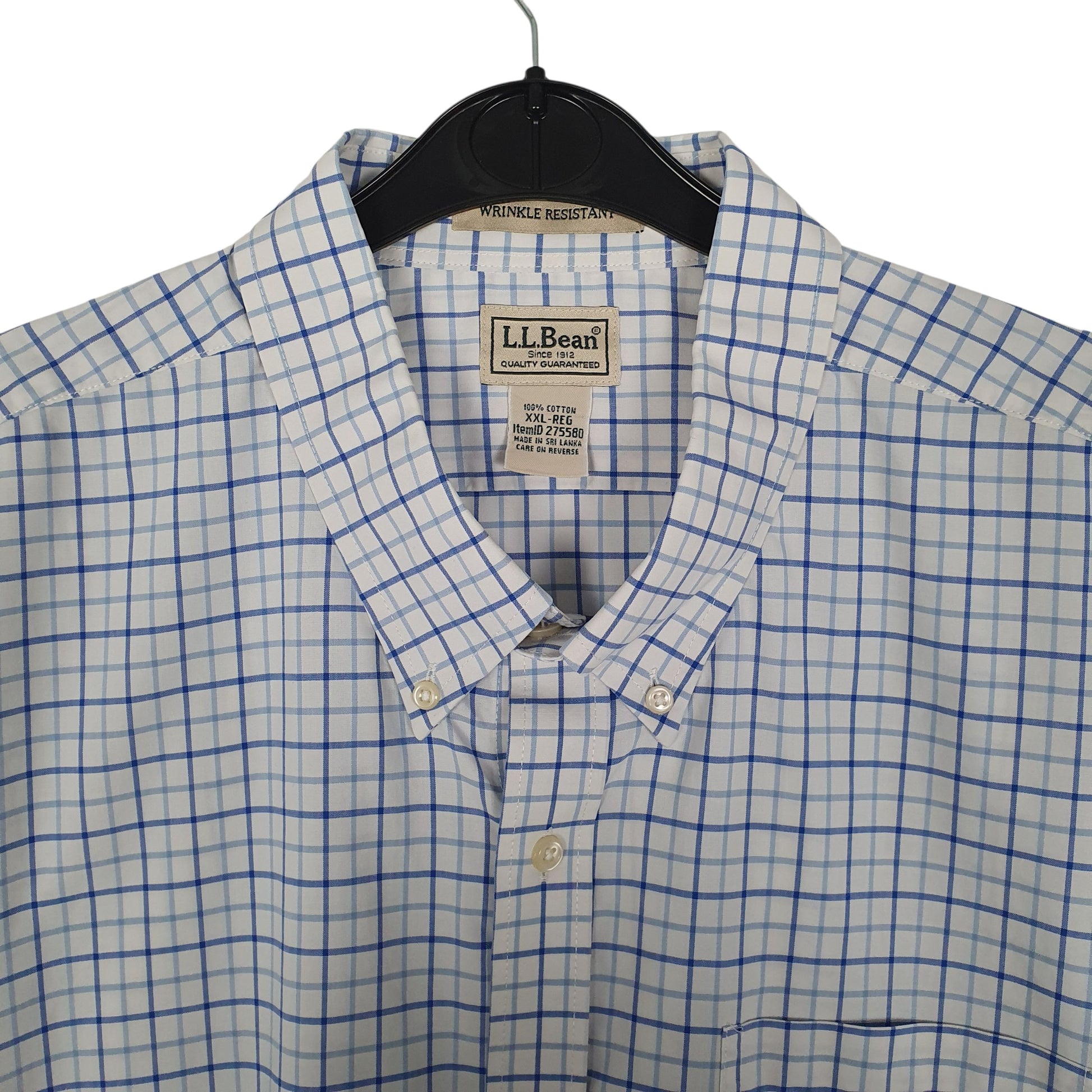 Mens Blue L.L.Bean   Shirt