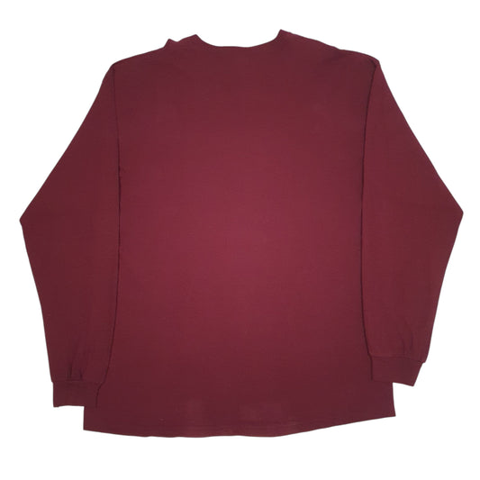 Mens Burgundy Delta   T Shirt