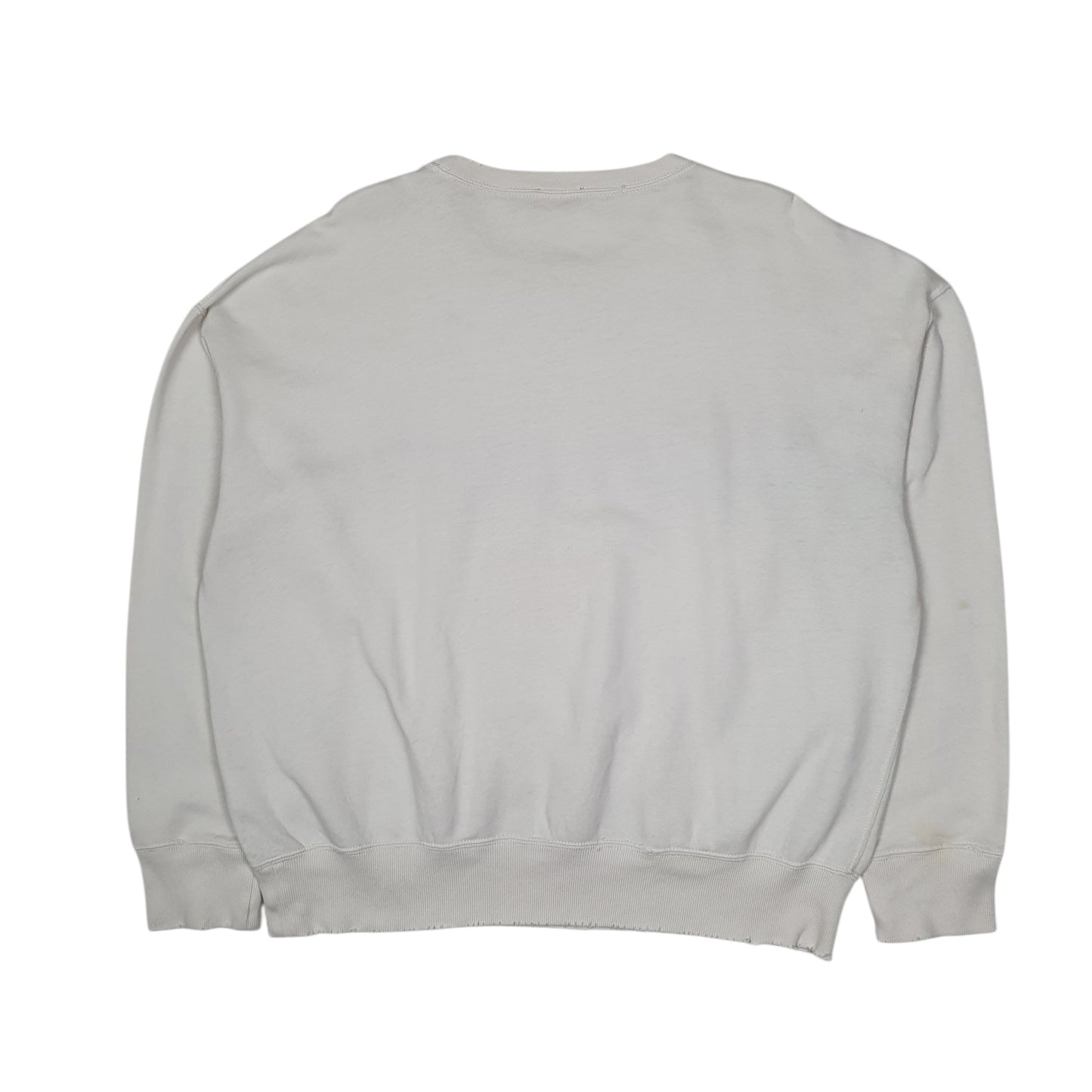 Mens White Polo Ralph Lauren Polo Bear Crewneck Jumper