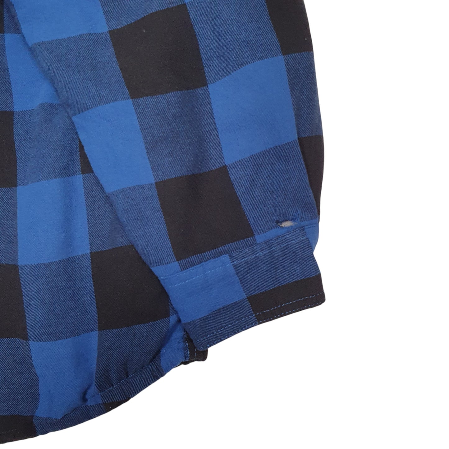 Mens Blue Wrangler Sherpa Lined  Coat