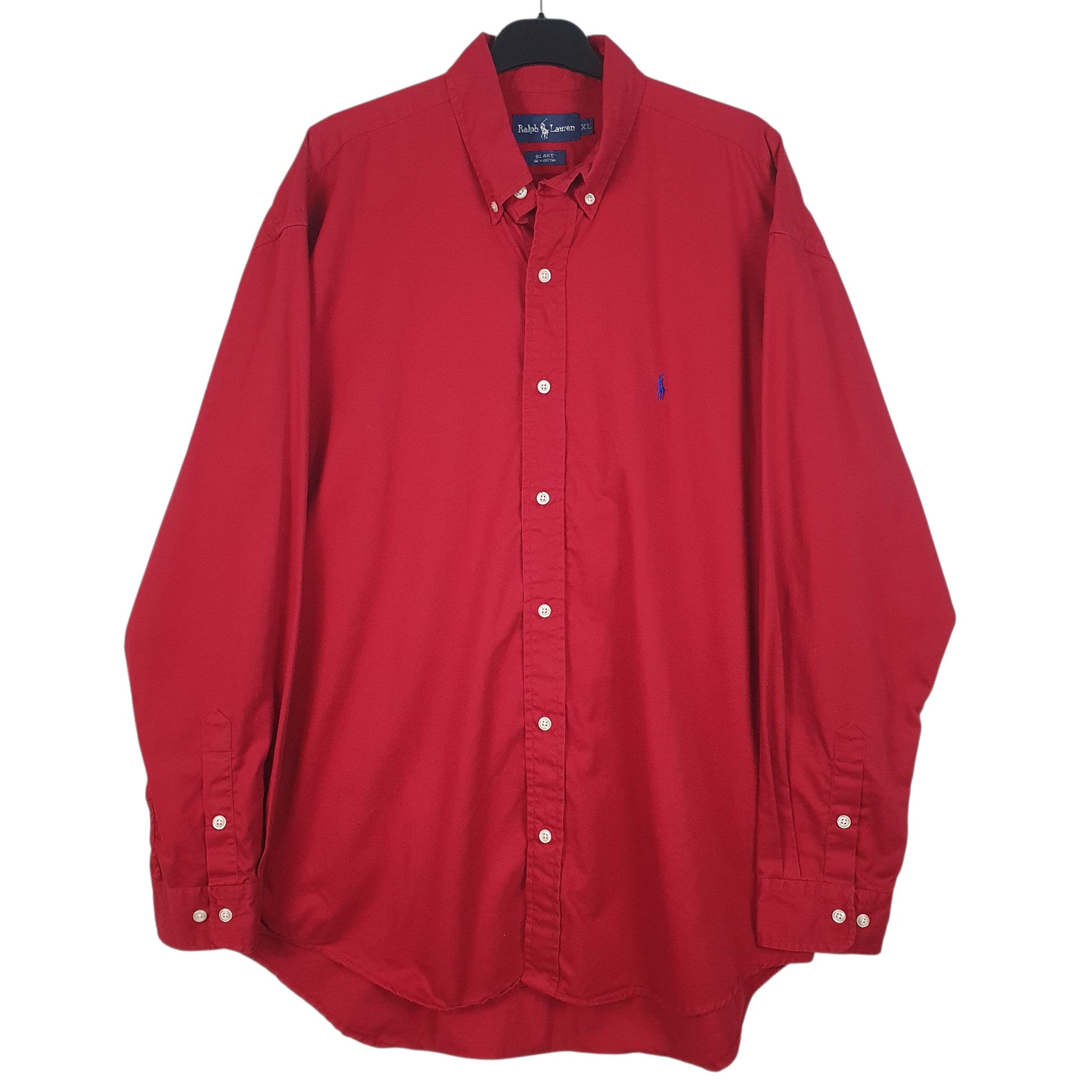 Mens Burgundy Ralph Lauren  Long Sleeve Shirt