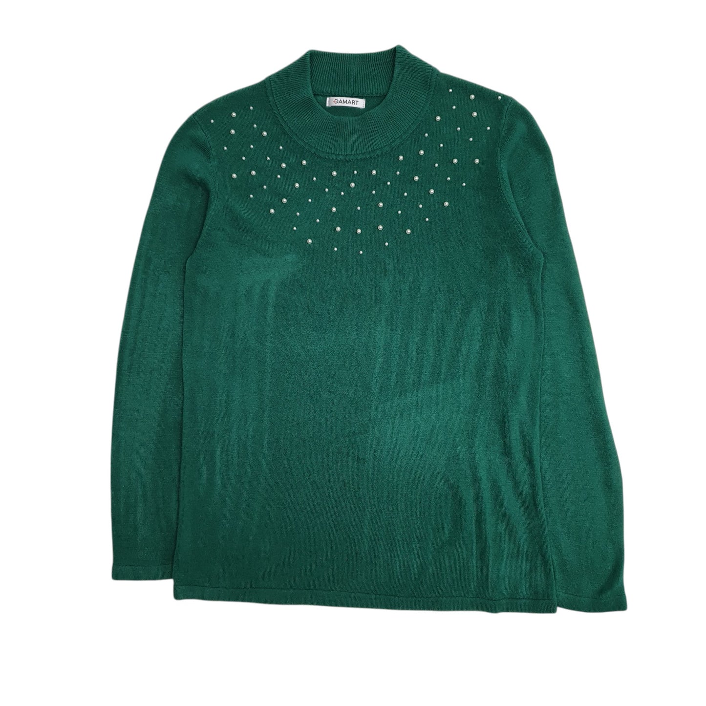 Womens Green Damart  Crewneck Jumper