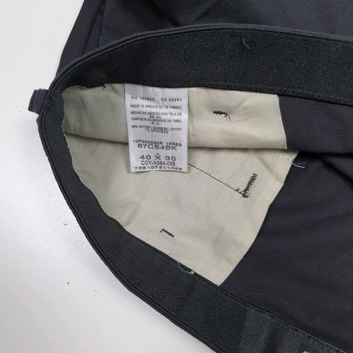 Mens Black Wrangler   Trousers