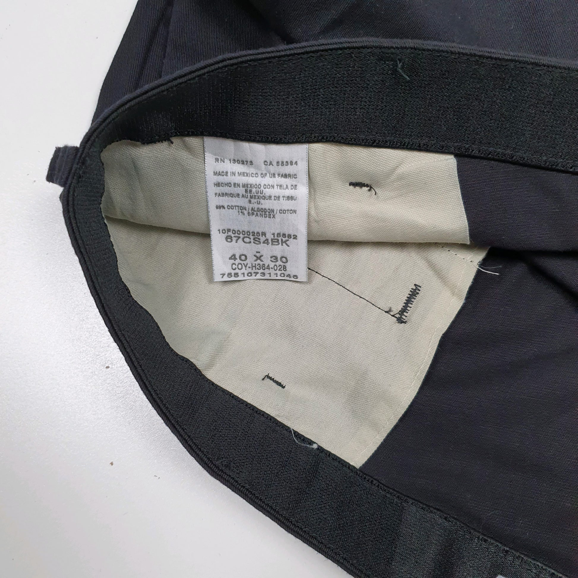 Mens Black Wrangler   Trousers