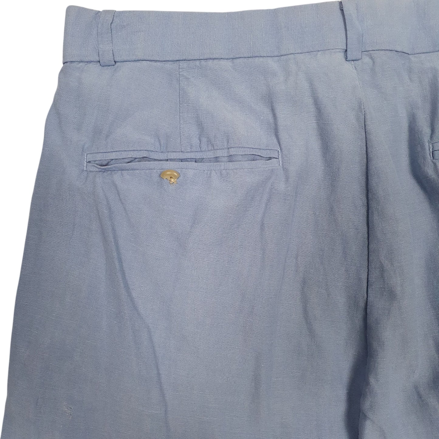 Mens Blue Polo Ralph Lauren Pleated  Trousers