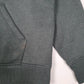 Womens Grey Carhartt Quarter Zip Hoodie Jumper