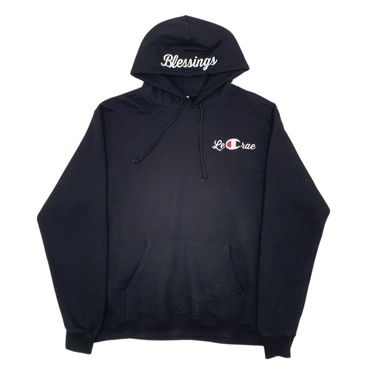 Mens Black Champion  Hoodie Jumper
