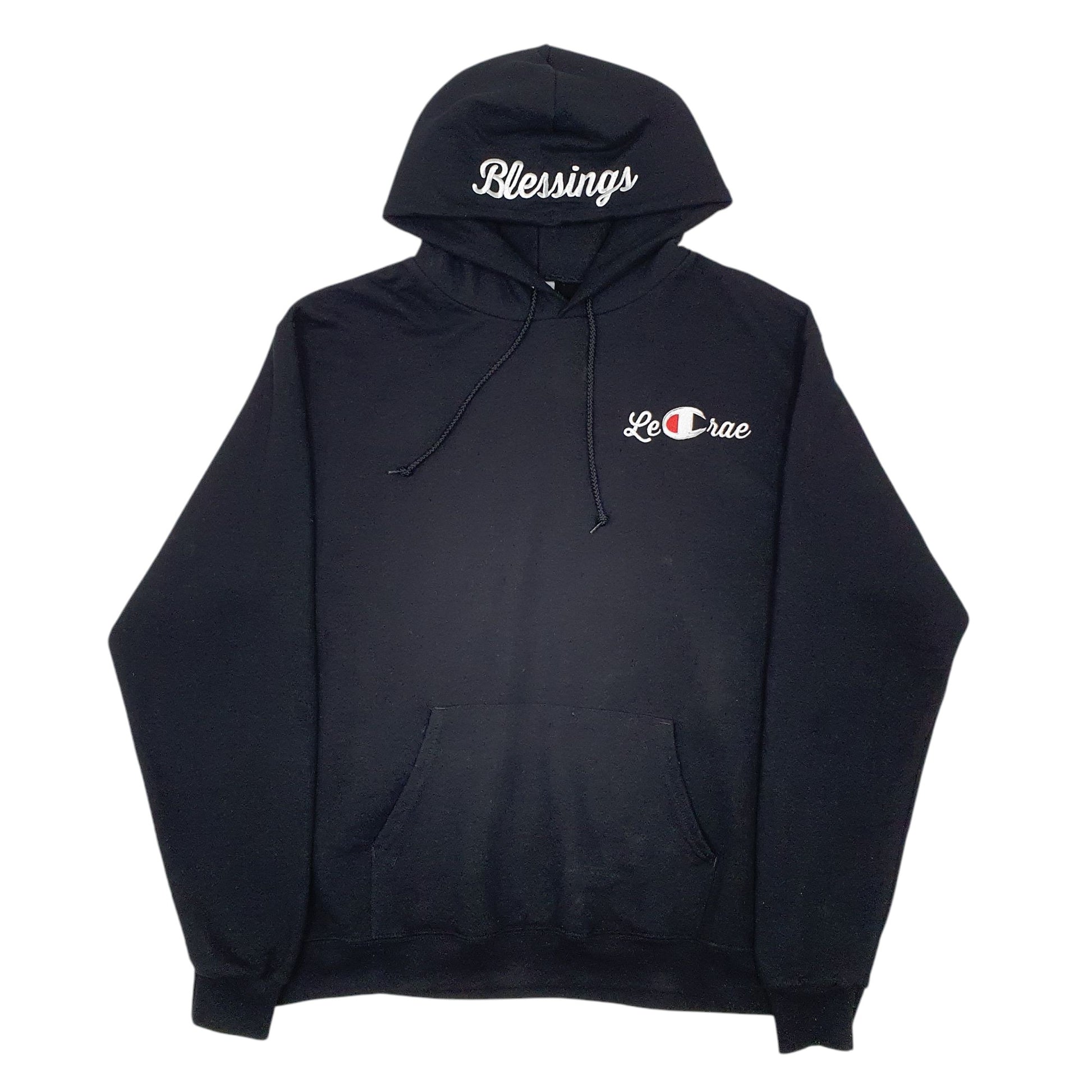 Mens Black Champion  Hoodie Jumper