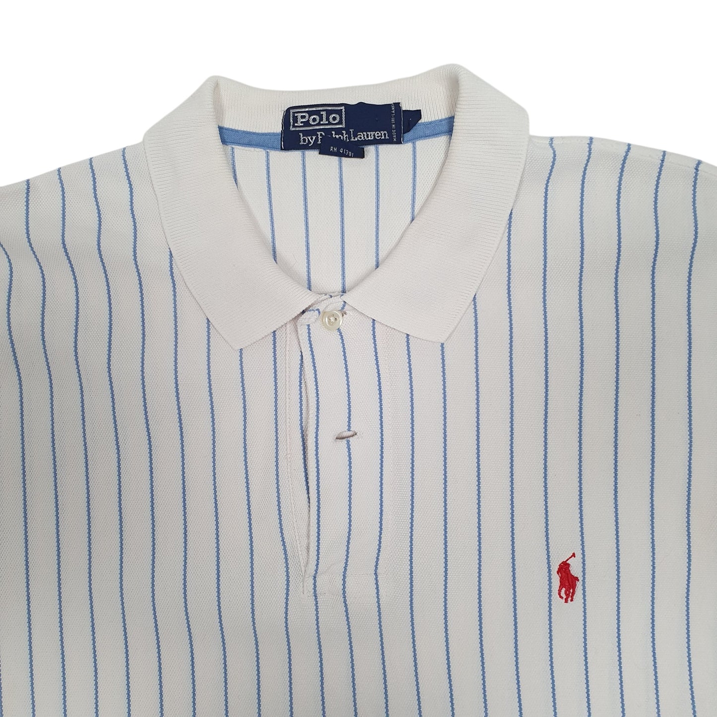 Mens White Polo Ralph Lauren   Polo Shirt