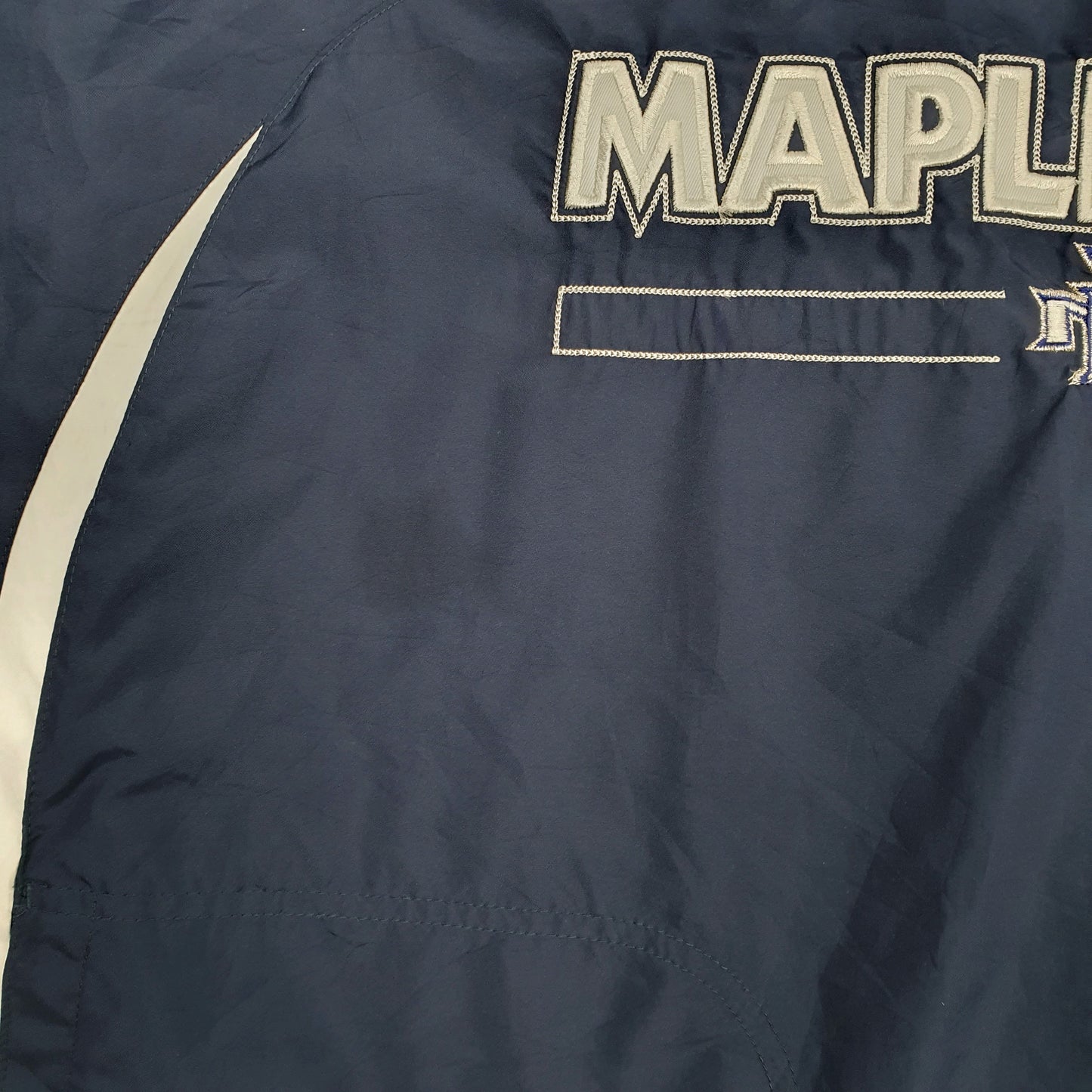 Mens Navy CCM Toronto Maple Leafs NHL Hockey Pullover Hoodie Coat