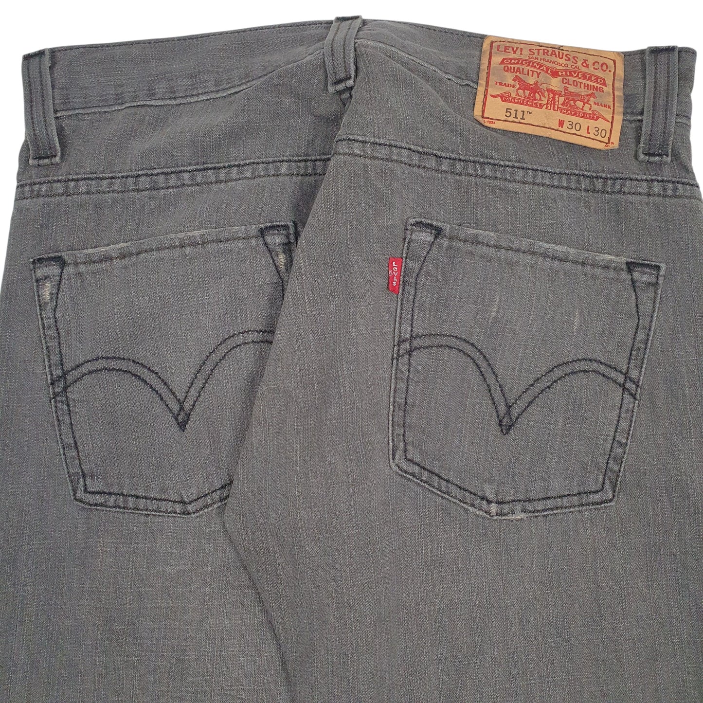 Mens Grey Levis 511  Jeans