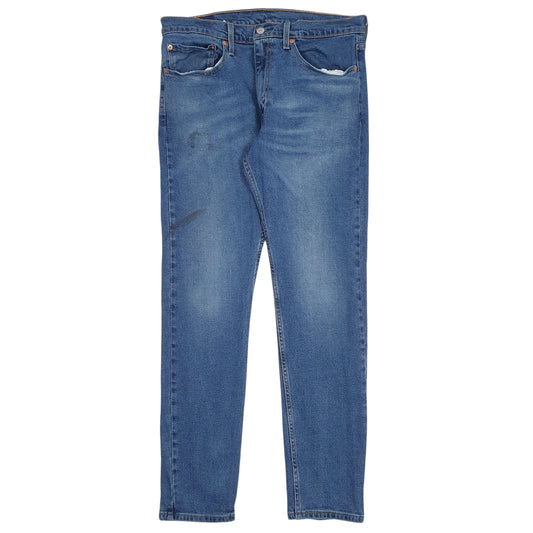 Mens Blue Levis  512 JeansW34 L32