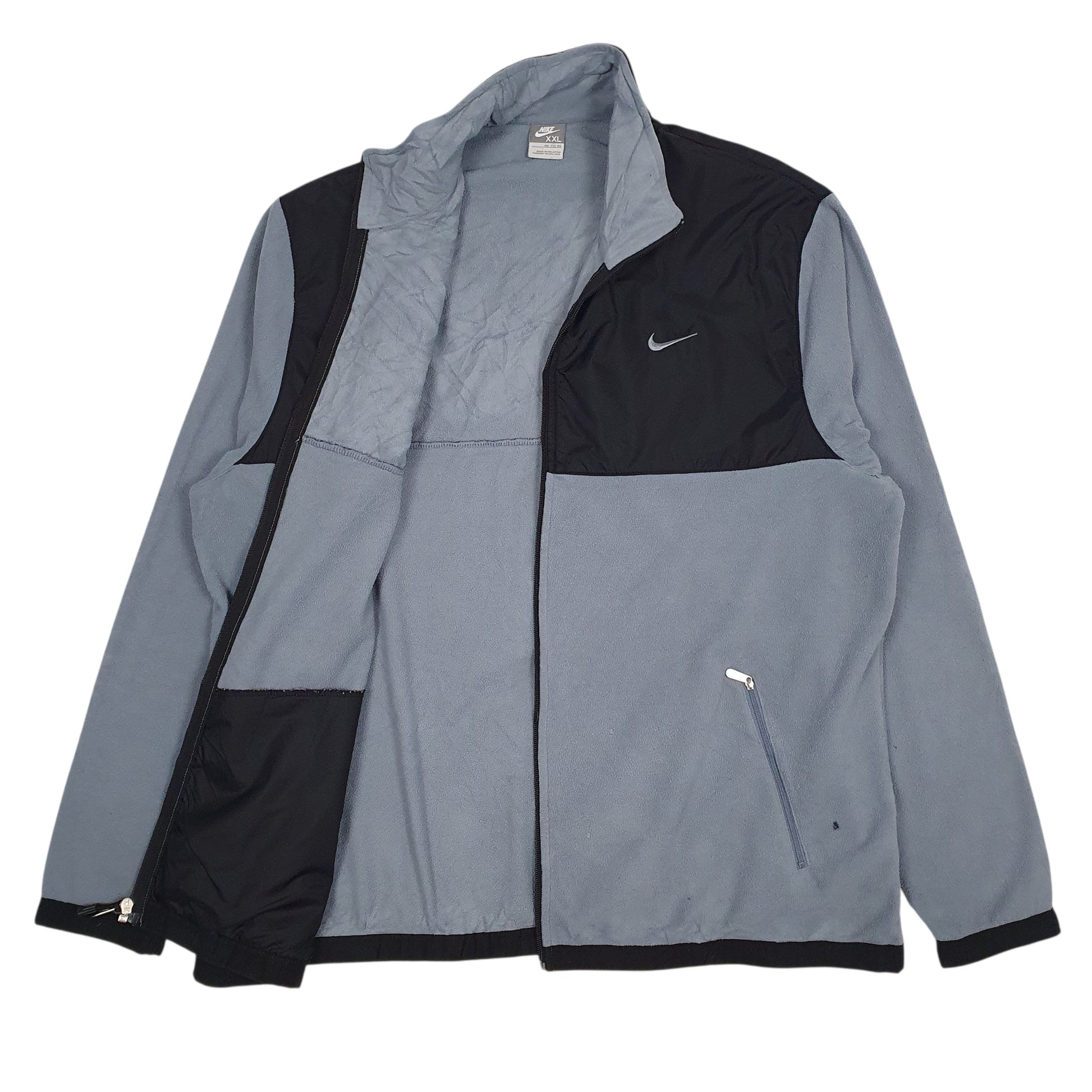 Mens Blue Nike Vintage 00s Full Zip Jumper