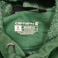 Womens Green Carhartt Spellout Hoodie Jumper