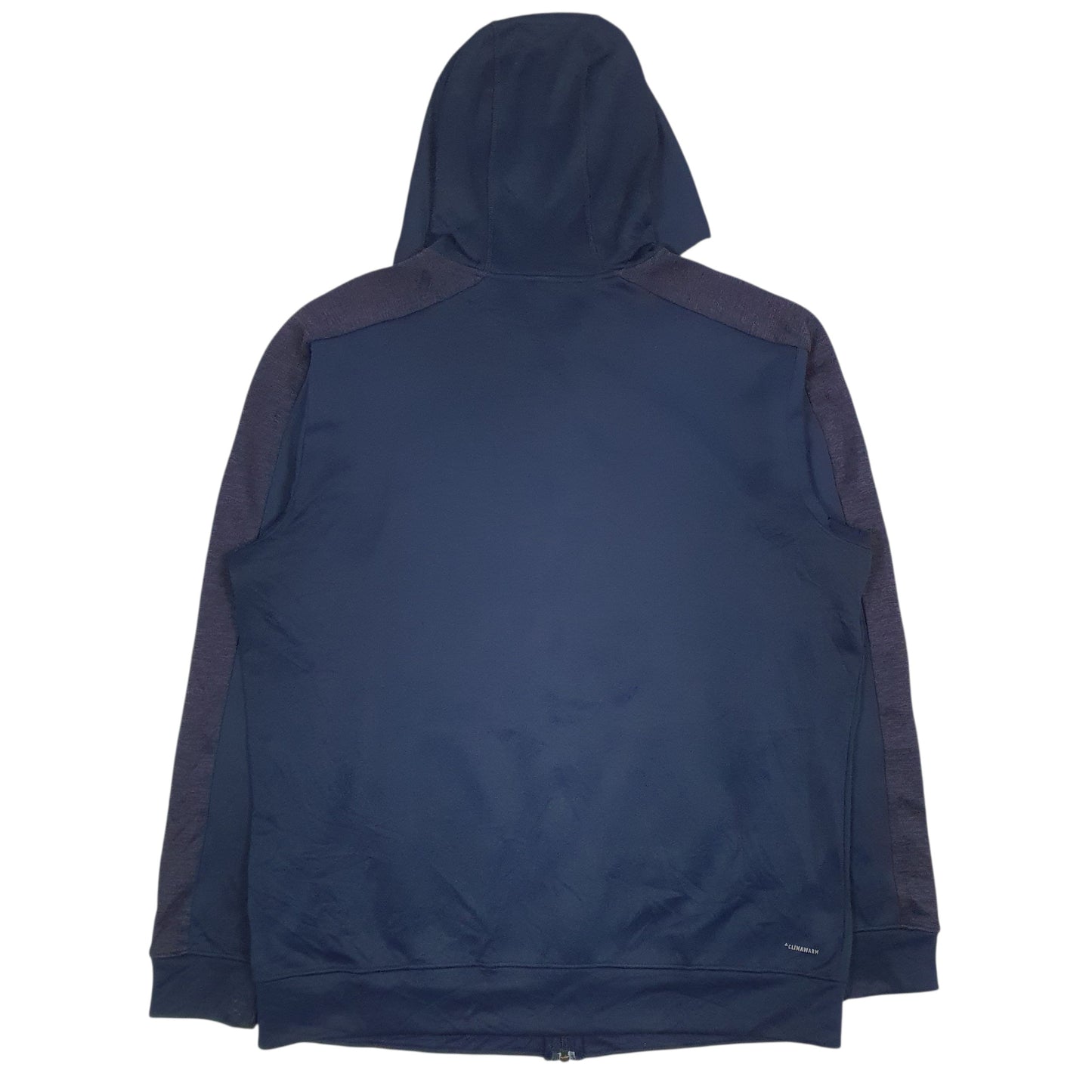 Mens Navy Adidas Climawarm Full Zip Jumper