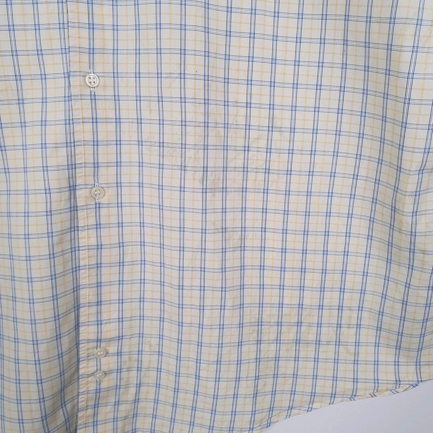 Mens Yellow Burberry Vintage 90s  Shirt