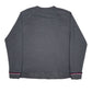 Mens Grey Fila Spellout Crewneck Jumper