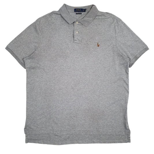 Mens Grey Polo Ralph Lauren  Short Sleeve Polo Shirt