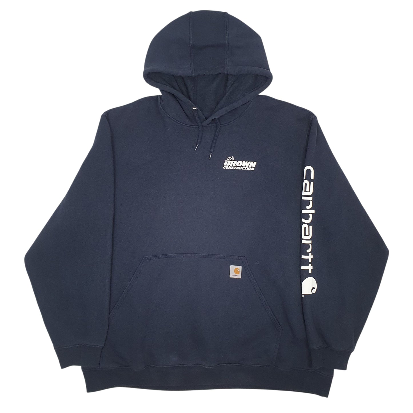 Mens Navy Carhartt Original Fit Hoodie Jumper