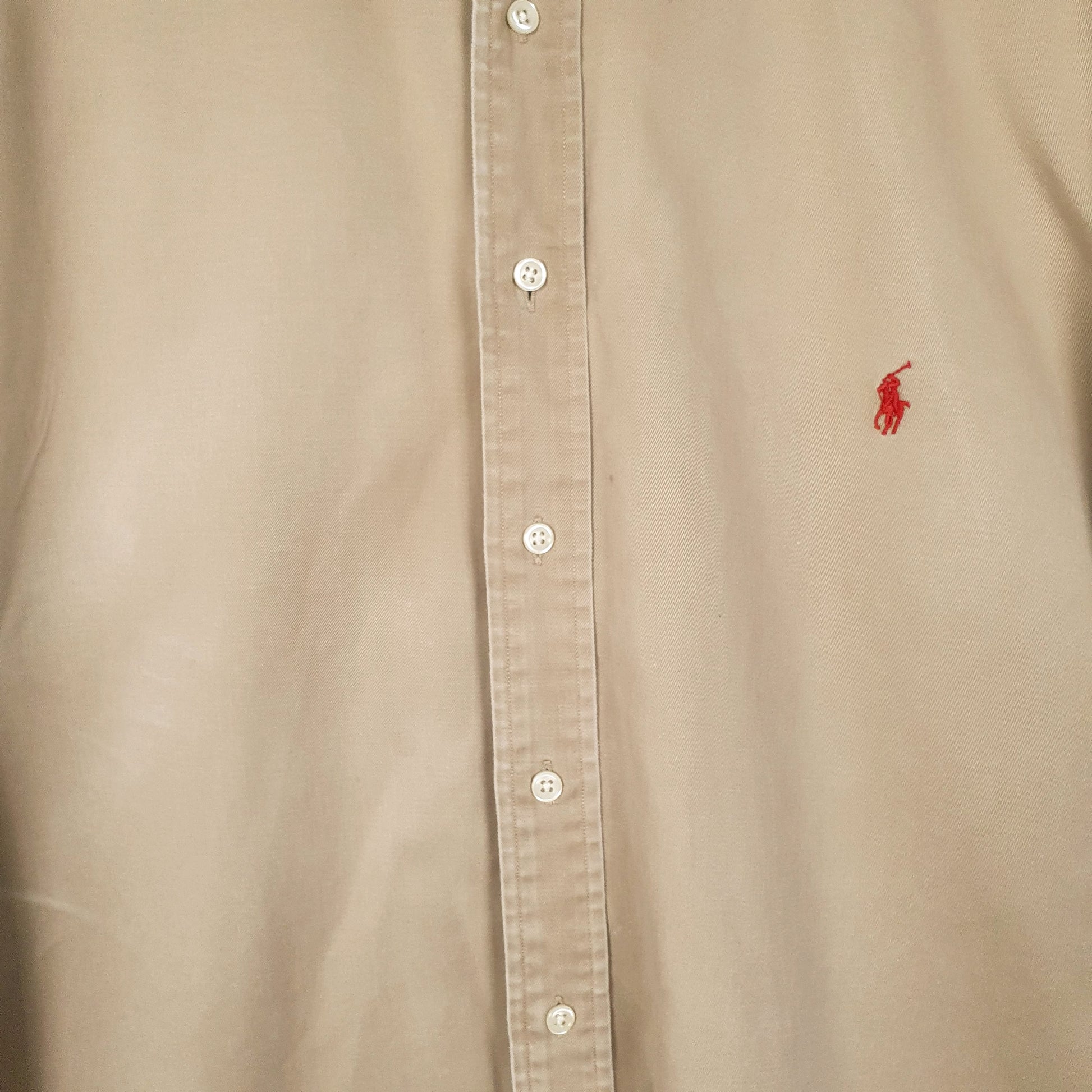 Mens Beige Ralph Lauren   Shirt