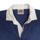 Mens Navy Barbarian Rugby Hoodie Polo Shirt