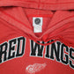 Mens Red NHL Detroit Red Wings Hoodie Jumper