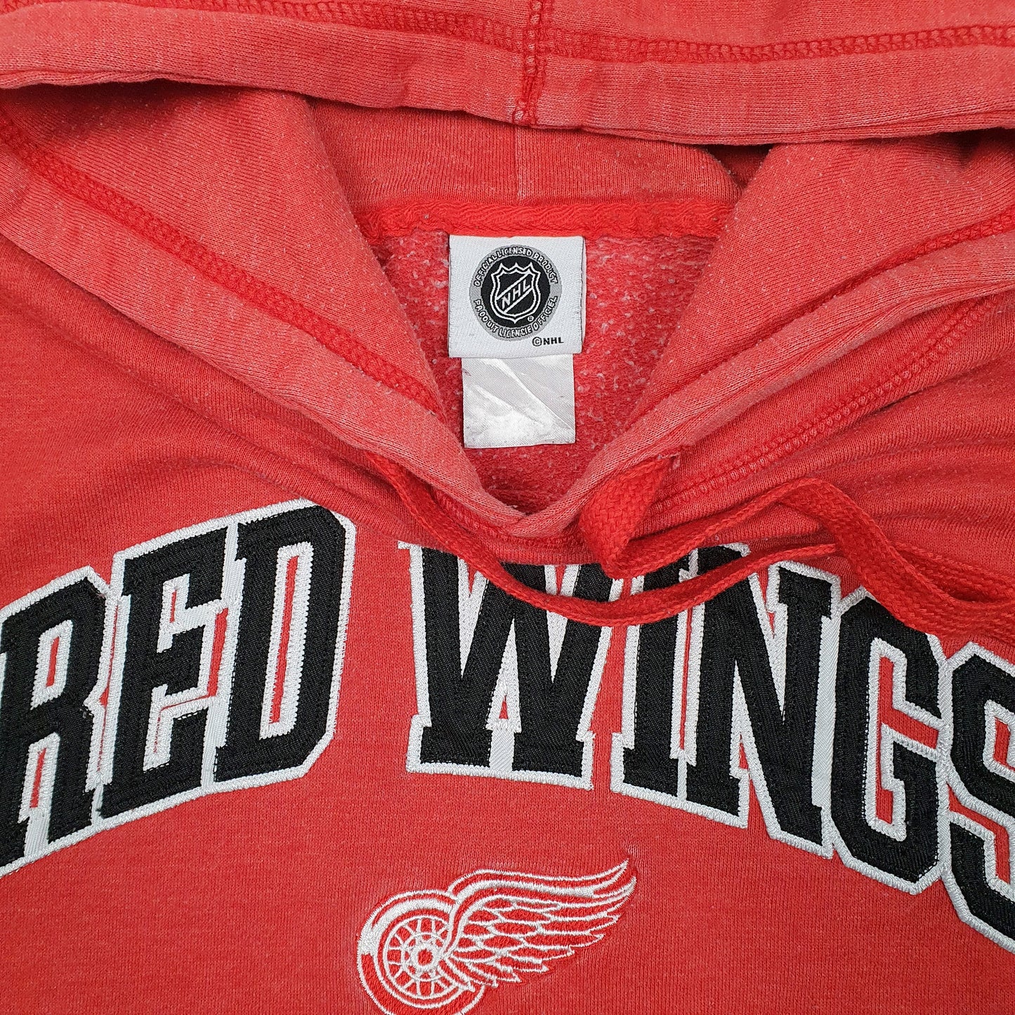 Mens Red NHL Detroit Red Wings Hoodie Jumper