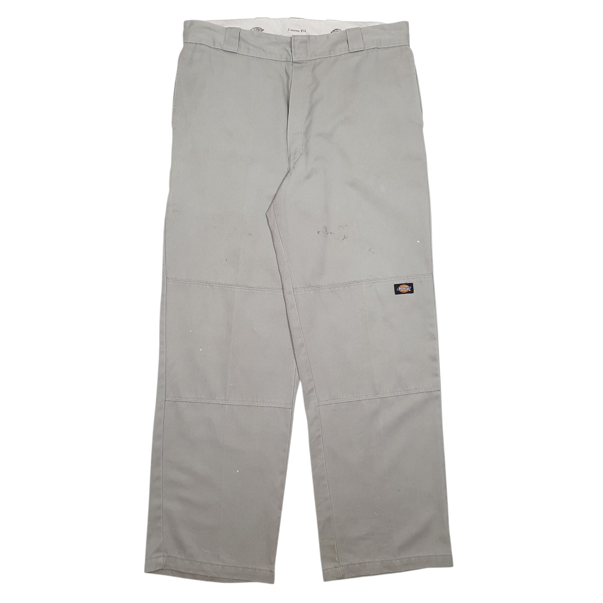 Mens Grey Dickies  Chino Trousers