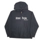 Mens Black Reebok Hockey Hoodie Full Zip Jumper