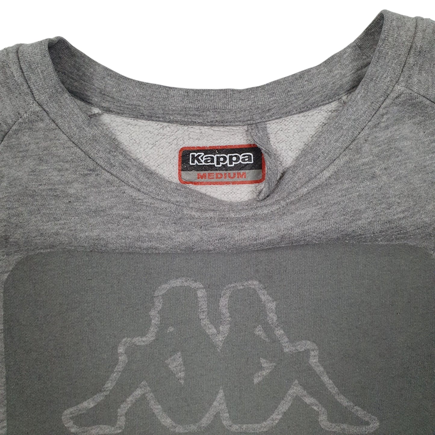 Mens Grey Kappa  Crewneck Jumper