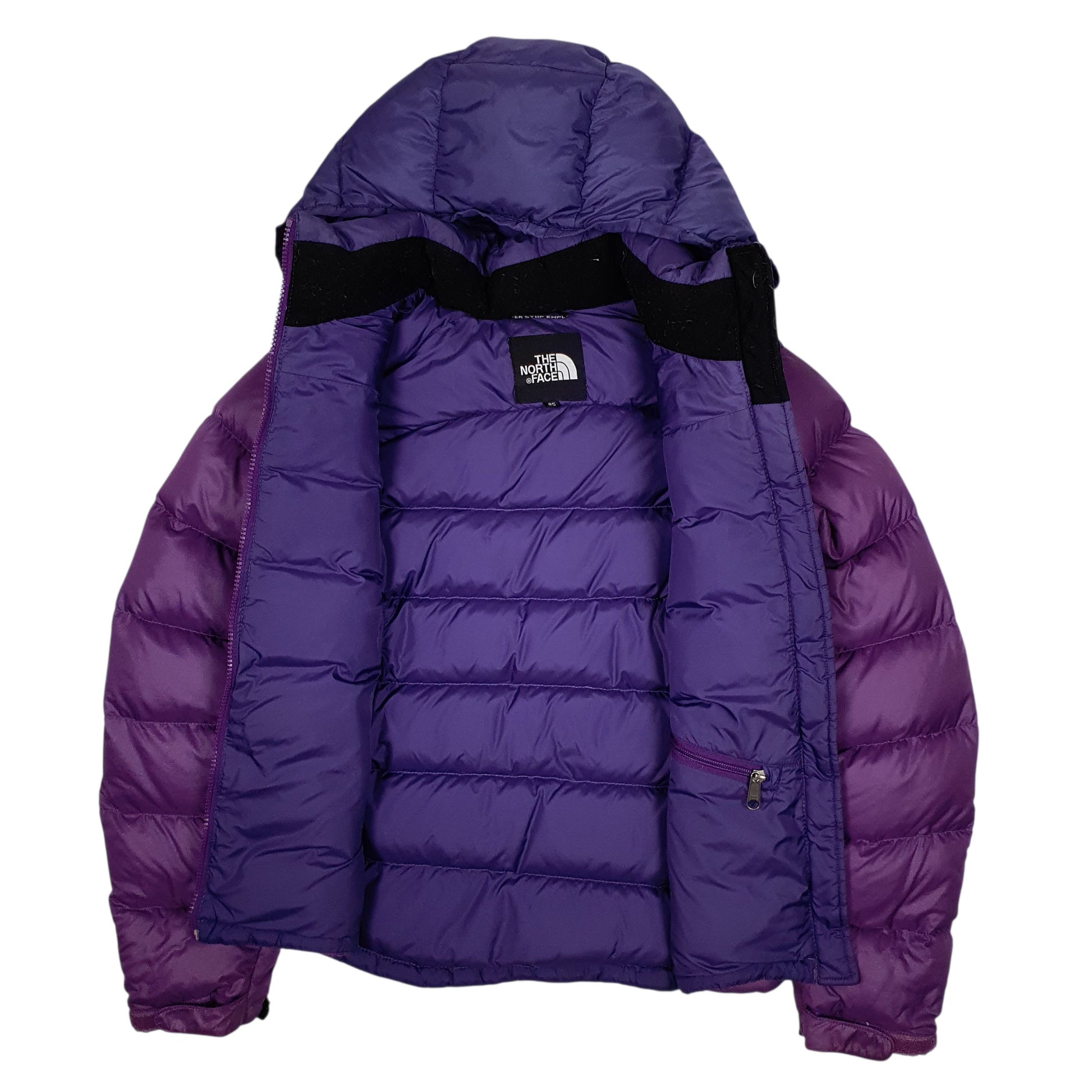 Womens Purple The North Face Nuptse  Coat