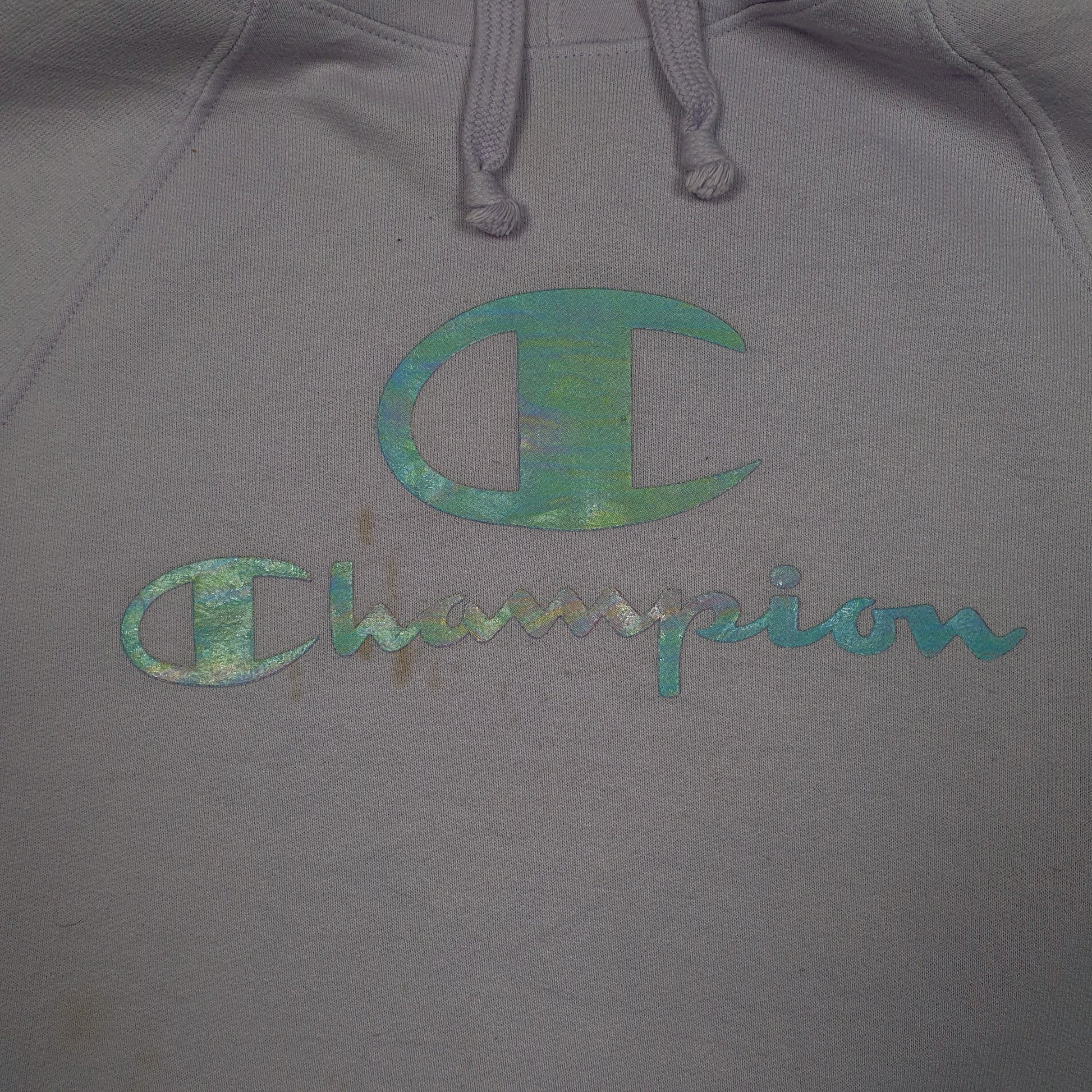 Womens Purple Champion  Hoodie Jumper