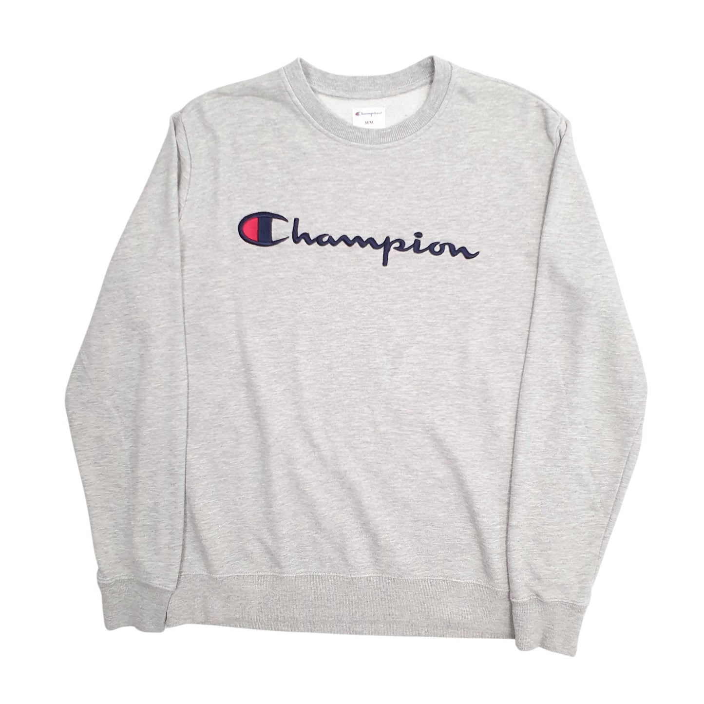 Mens Grey Champion  Crewneck Jumper