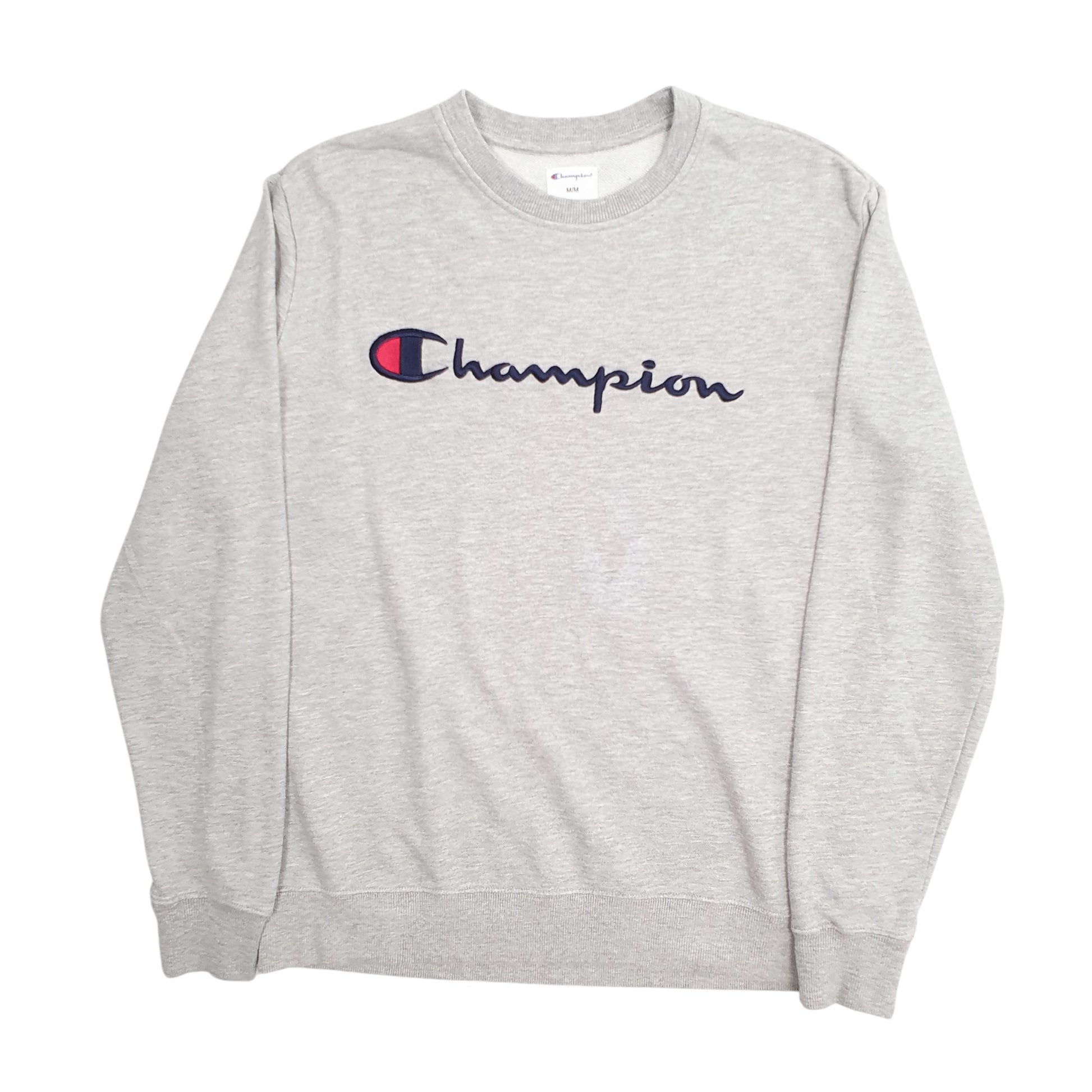 Mens Grey Champion  Crewneck Jumper