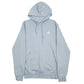 Mens Blue Adidas  Hoodie Jumper