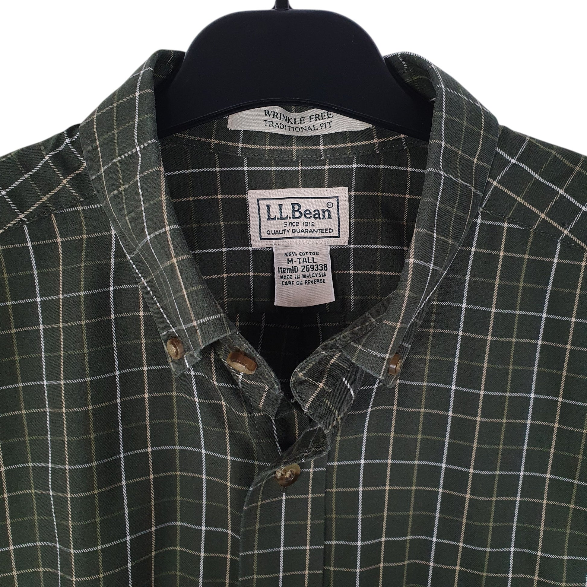 Mens Green L.L.Bean   Shirt